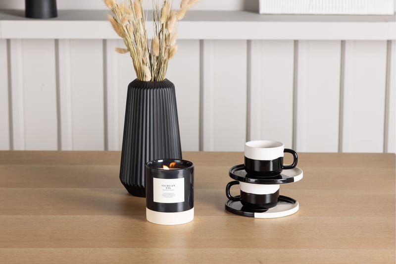 Leo Matgrupp 100 cm Rektangulär med 4 Night stolar - Natur - Möbler - Matplats - Matgrupp & matbord med stolar