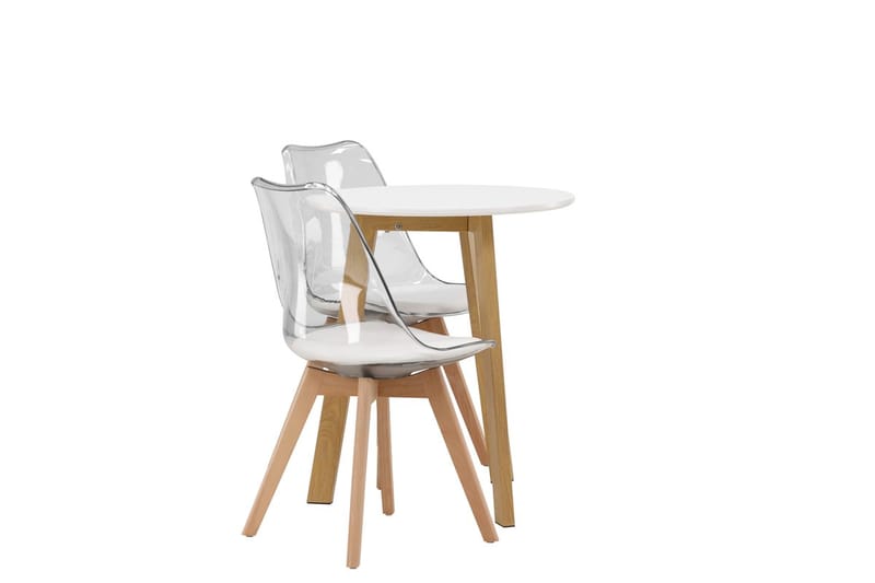 Leonora Matbord 65 cm med 2 Edvin Matstol - Möbler - Matplats - Matgrupp & matbord med stolar