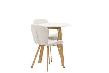Leonora Matbord 65 cm med 2 Lilja Matstol - Möbler - Matplats - Matgrupp & matbord med stolar