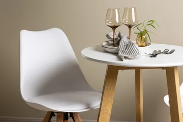 Leonora Matbord 65 cm med 2 Zeno Matstol - Möbler - Matplats - Matgrupp & matbord med stolar