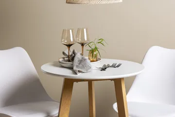 Leonora Matbord 65 cm med 2 Zeno Matstol - Möbler - Matplats - Matgrupp & matbord med stolar