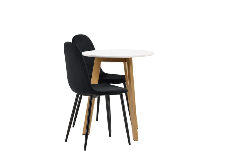 Leonora Matbord 65 cm med 2 Polar Köksstol - Möbler - Matplats - Matgrupp & matbord med stolar