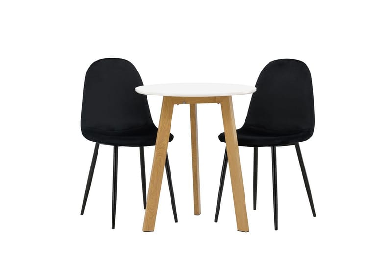 Leonora Matbord 65 cm med 2 Polar Köksstol - Möbler - Matplats - Matgrupp & matbord med stolar