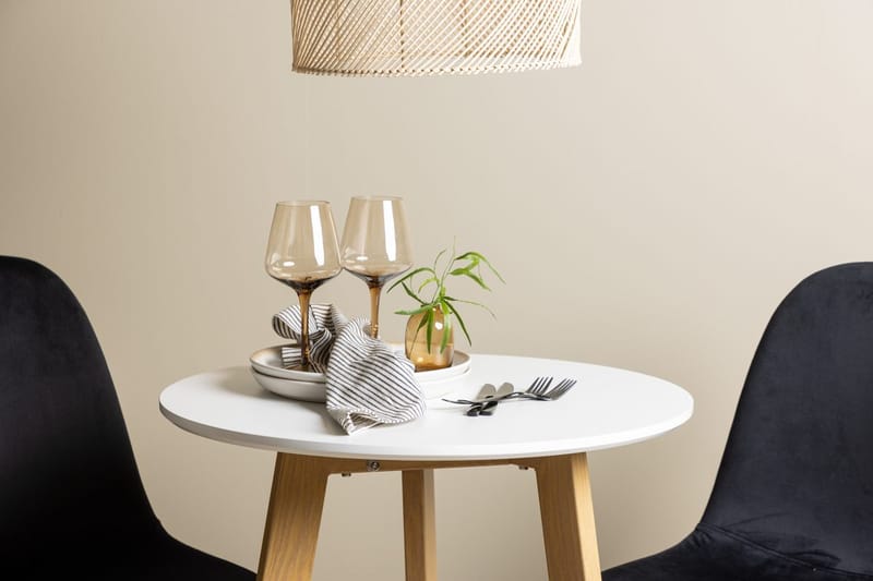 Leonora Matbord 65 cm med 2 Polar Köksstol - Möbler - Matplats - Matgrupp & matbord med stolar