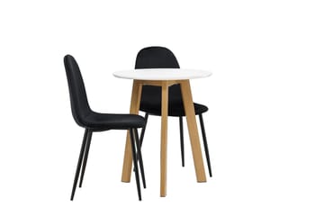 Leonora Matbord 65 cm med 2 Polar Köksstol - Möbler - Matplats - Matgrupp & matbord med stolar
