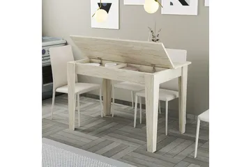 Levents Matbord 110 cm Rektangulär - Beige - Möbler - Matplats - Matbord & köksbord