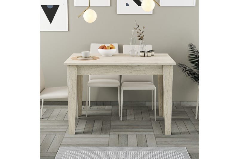 Levents Matbord 110 cm Rektangulär - Beige - Möbler - Matplats - Matbord & köksbord