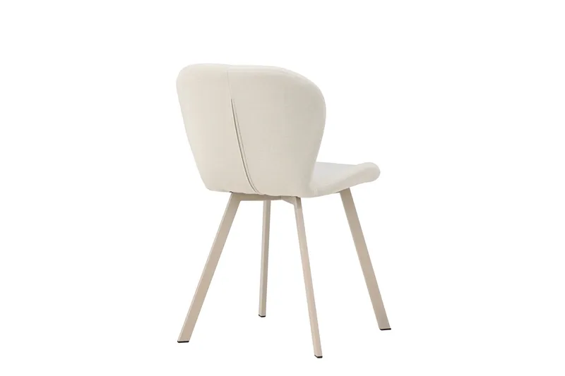 Lilja Matstol i Tyg med Metallben - Beige - Möbler - Matplats - Matstol & köksstol