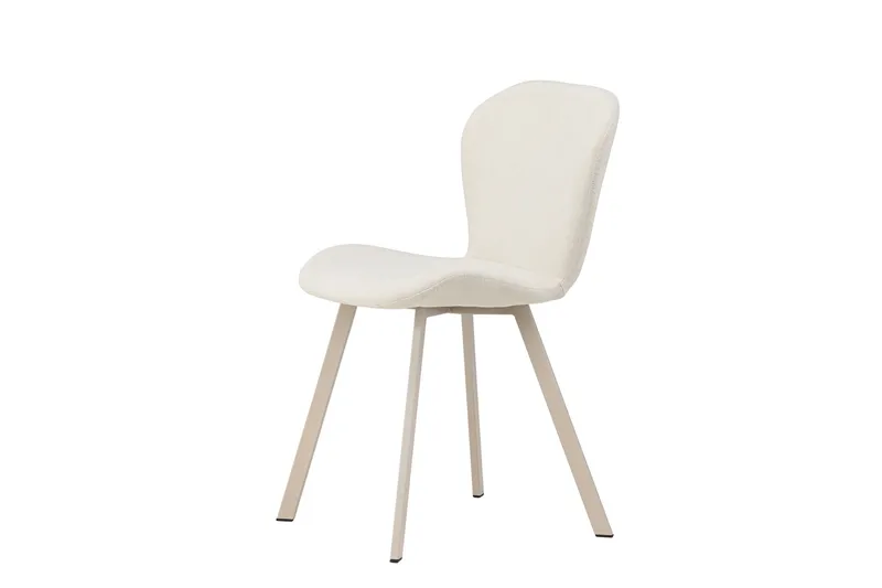 Lilja Matstol i Tyg med Metallben - Beige - Möbler - Matplats - Matstol & köksstol