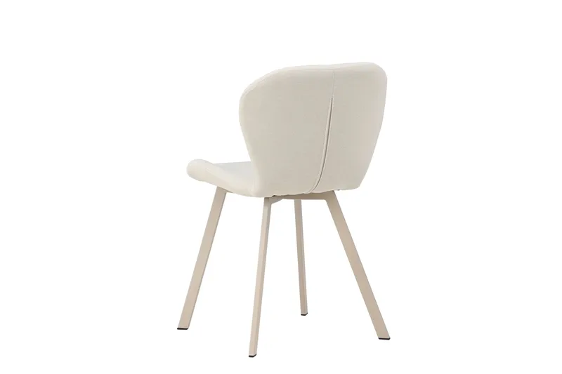 Lilja Matstol i Tyg med Metallben - Beige - Möbler - Matplats - Matstol & köksstol