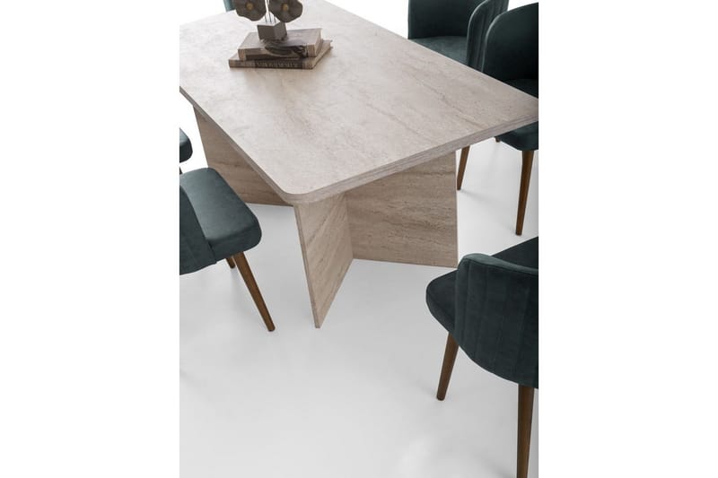 Loftia Matbord 180 cm Rektangulär - Travertine - Möbler - Matplats - Matbord & köksbord