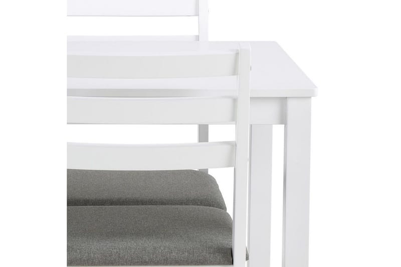 Lumino Matgrupp 110 cm + 4 st Matstolar - Vit - Möbler - Matplats - Matgrupp & matbord med stolar
