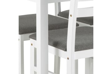 Lumino Matgrupp 110 cm + 4 st Matstolar - Vit - Möbler - Matplats - Matgrupp & matbord med stolar
