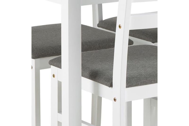 Lumino Matgrupp 110 cm + 4 st Matstolar - Vit - Möbler - Matplats - Matgrupp & matbord med stolar