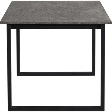 Luton Matbord 160x90 cm - Betonggrå och svart - Möbler - Matplats - Matbord & köksbord