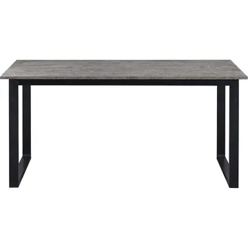 Luton Matbord 160x90 cm - Betonggrå och svart - Möbler - Matplats - Matbord & köksbord