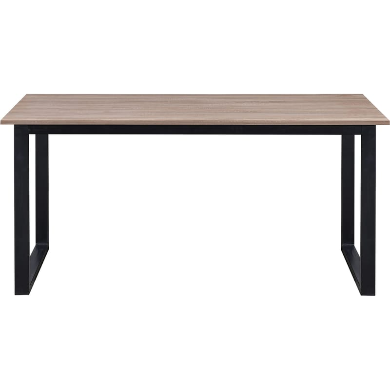 Luton Matbord 160x90 cm - Ek och svart - Möbler - Matplats - Matbord & köksbord