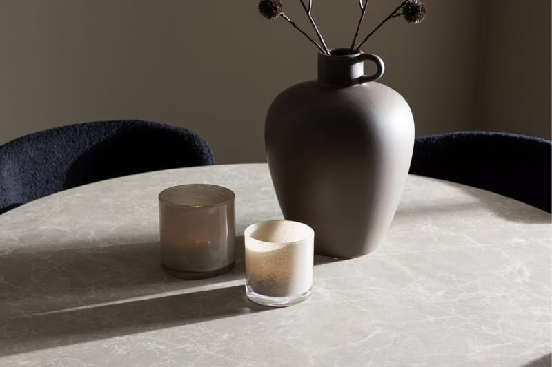 Lycke Matgrupp 110 cm Rund med 4 Modesto stolar - Beige/Svart - Möbler - Matplats - Matgrupp & matbord med stolar