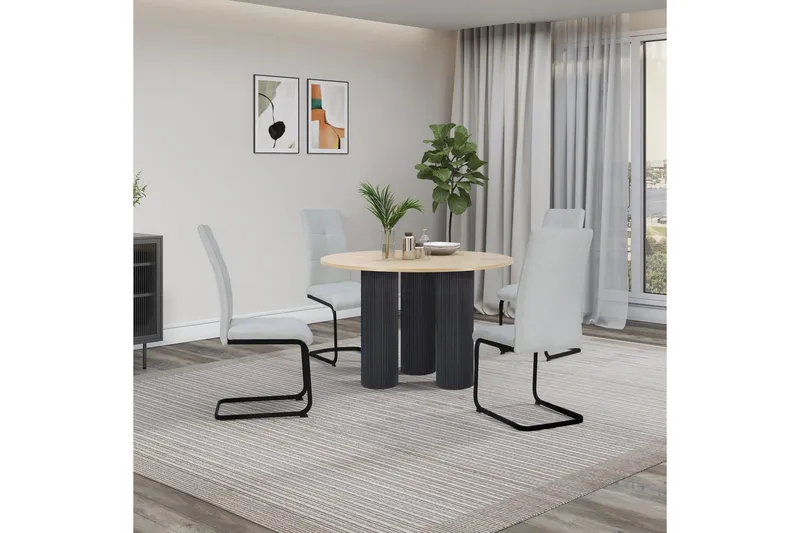 Mandan Matbord Rund 110 cm - Brun - Möbler - Matplats - Matbord & köksbord