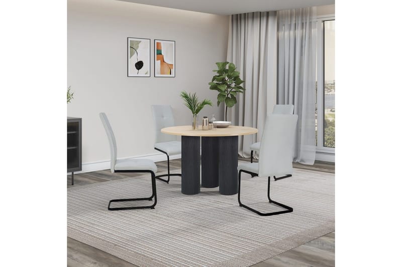 Mandan Matbord Rund 110 cm - Brun - Möbler - Matplats - Matbord & köksbord