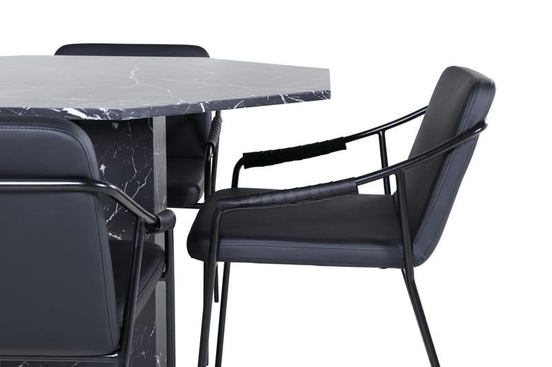 Marbs Matbord 110 cm Runt med 4 Tvista Barstol - Möbler - Matplats - Matgrupp & matbord med stolar