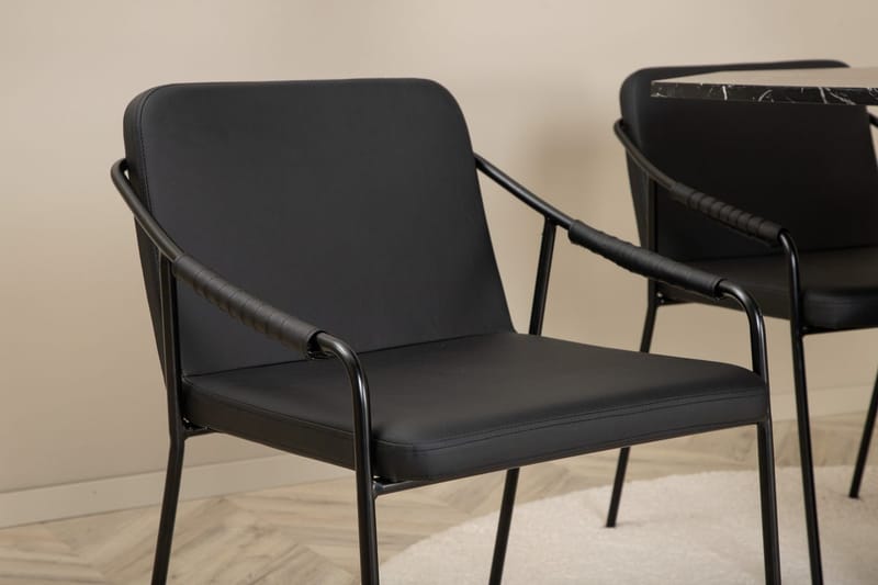 Marbs Matbord 110 cm Runt med 4 Tvista Barstol - Möbler - Matplats - Matgrupp & matbord med stolar
