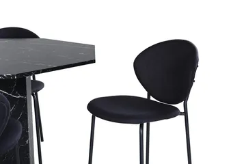 Marbs Matbord 110 cm Runt med 4 Vault Matstol - Möbler - Matplats - Matgrupp & matbord med stolar