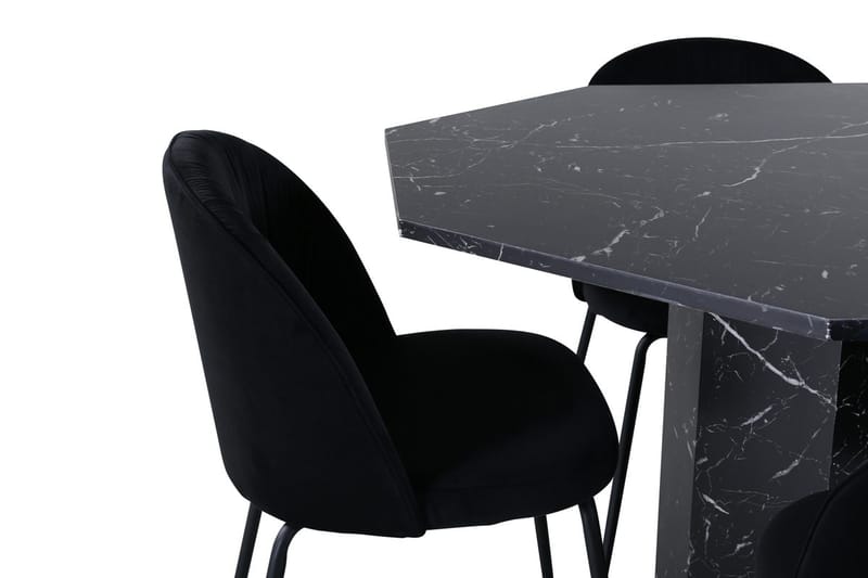 Marbs Matbord 110 cm Runt med 4 Wrinkles Matstol - Möbler - Matplats - Matgrupp & matbord med stolar