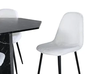 Marbs Matbord 110 cm Runt med 4 Polar Matstol - Möbler - Matplats - Matgrupp & matbord med stolar