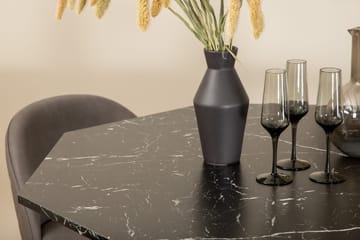 Marbs runt matbord med 4st Velvet matstol - Möbler - Matplats - Matgrupp & matbord med stolar