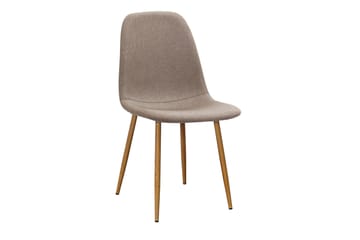 Marcelen Matbord Förlängningsbart med illäggsskiva +  4 st Nibe stol brun med ek ben - Brun - Möbler - Matplats - Matgrupp & matbord med stolar