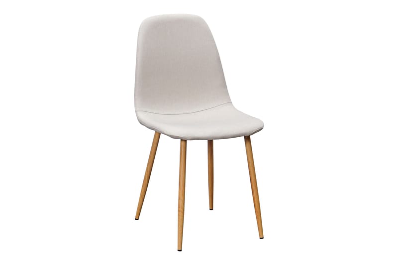 Marcelen Matbord Förlängningsbart med illäggsskiva +  6 st Nibe stol beige med ek ben - Brun/Beige - Möbler - Matplats - Matgrupp & matbord med stolar