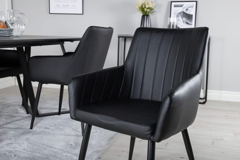 Marina Matbord 180 cm med 4 Comfort Karmstol - Möbler - Matplats - Matgrupp & matbord med stolar