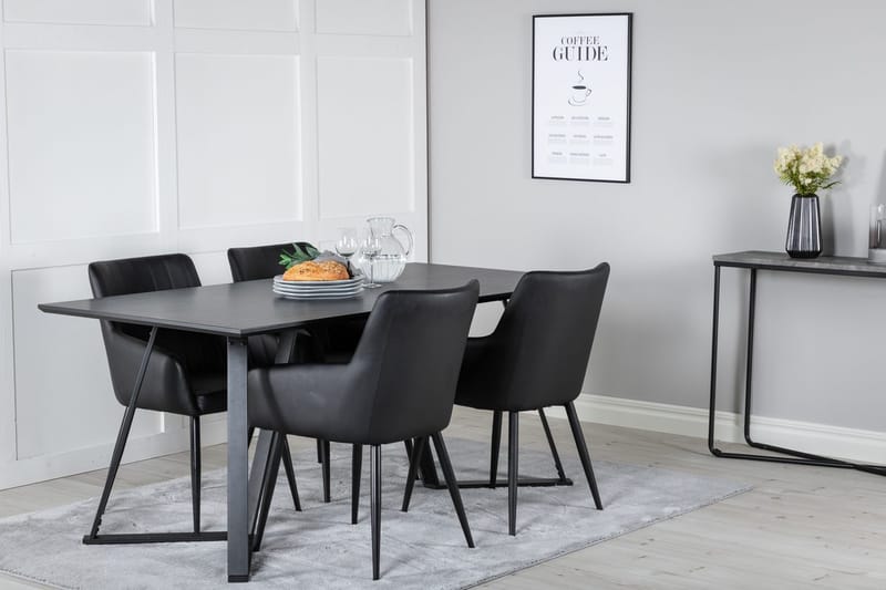 Marina Matbord 180 cm med 4 Comfort Karmstol
