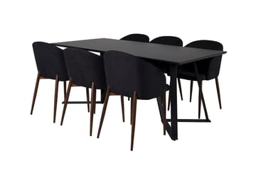 Marina Matbord 180 cm med 6 Arch Matstol - Möbler - Matplats - Matgrupp & matbord med stolar