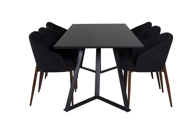 Marina Matbord 180 cm med 6 Arch Matstol - Möbler - Matplats - Matgrupp & matbord med stolar