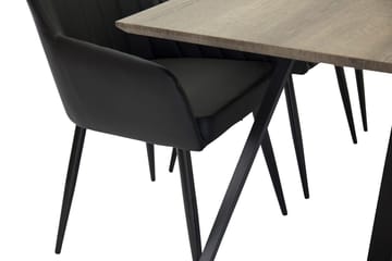 Marina Matbord 180 cm med 6 Comfort Karmstol - Möbler - Matplats - Matgrupp & matbord med stolar
