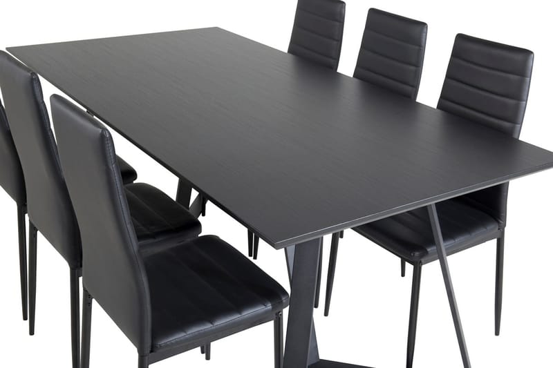 Marina Matbord 180 cm med 6 Slim Matstol - Möbler - Matplats - Matgrupp & matbord med stolar