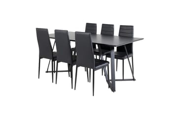 Marina Matbord 180 cm med 6 Slim Matstol - Möbler - Matplats - Matgrupp & matbord med stolar