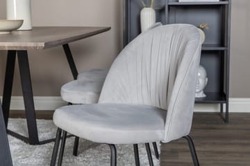 Marina Matbord 180 cm med 6 Wrinkles Matstol - Möbler - Matplats - Matgrupp & matbord med stolar