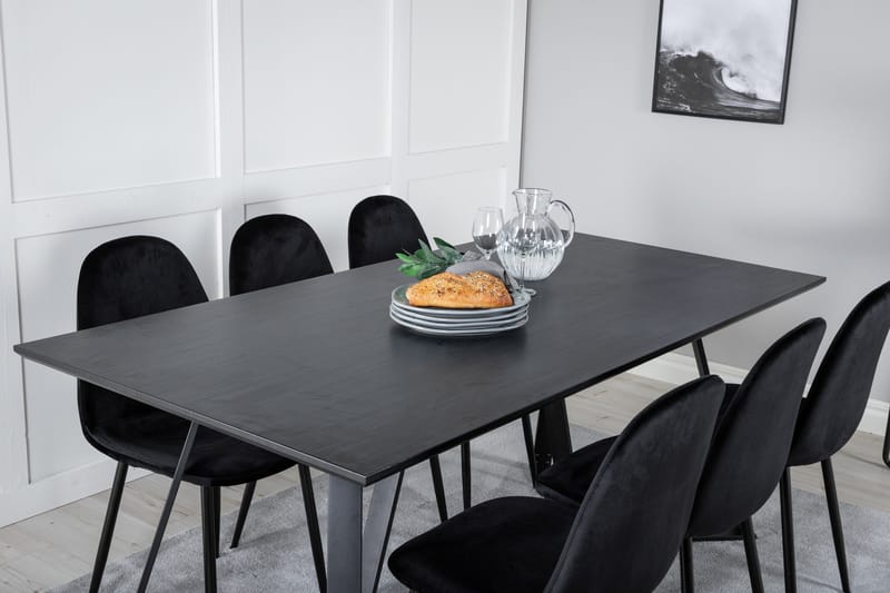Marina Matgrupp 180 cm Rektangulär med 6 Polar stolar - Möbler - Matplats - Matgrupp & matbord med stolar