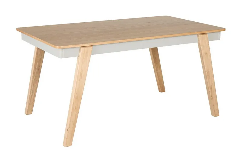 Matagami Matbord 90x150 cm, Ljusbrun/Grå