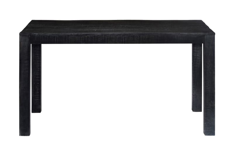 Matbord 118x60x76 cm svart massivt mangoträ - Svart - Bord - Matbord & köksbord