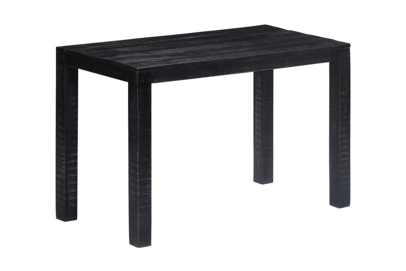Matbord 118x60x76 cm svart massivt mangoträ - Svart - Bord - Matbord & köksbord