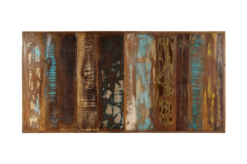 Matbord 140x70x75 cm massivt återvunnet trä - Flerfärgad - Bord - Matbord & köksbord