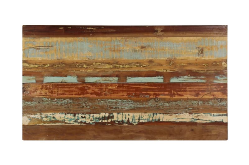 Matbord 140x80x76 cm massivt återvunnet trä - Flerfärgad - Bord - Matbord & köksbord