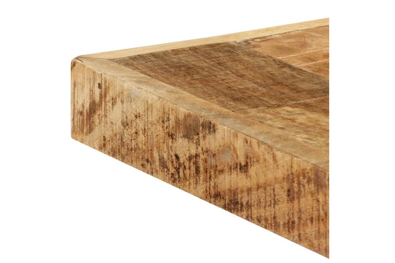 Matbord 160x80x75 cm massivt grovt mangoträ - Brun - Bord - Matbord & köksbord