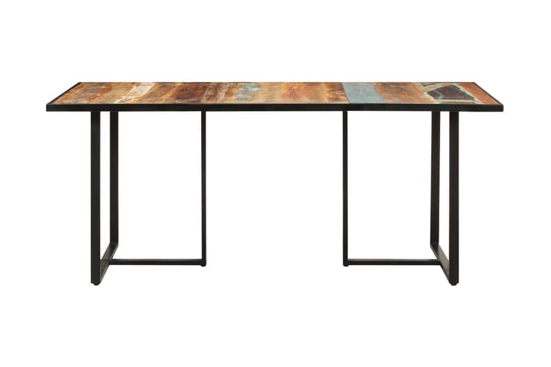 Matbord 180 cm massivt återvunnet trä - Brun - Möbler - Matplats - Matbord & köksbord