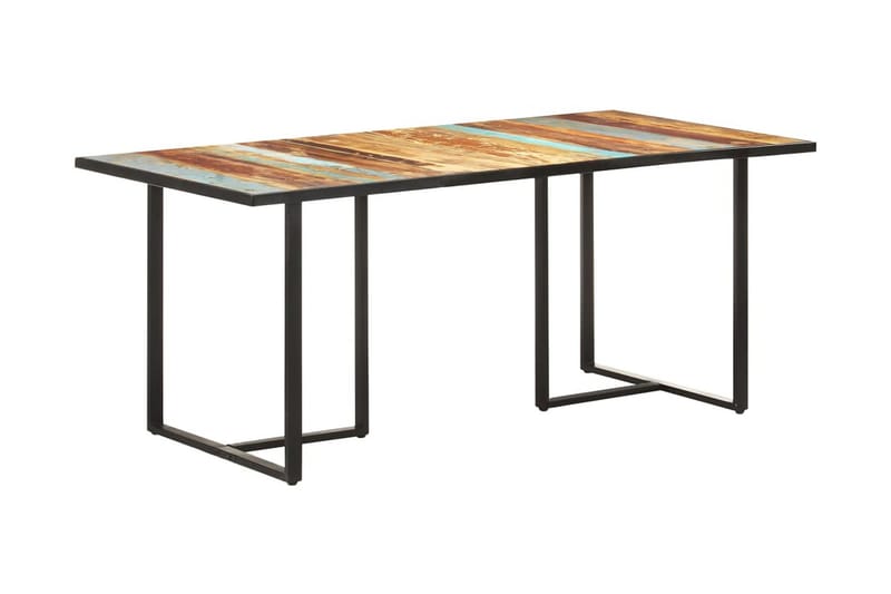 Matbord 180 cm massivt återvunnet trä - Brun - Möbler - Matplats - Matbord & köksbord