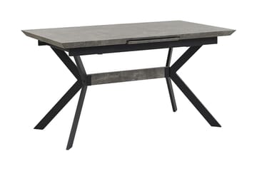 Abenson Matbord 180 cm Förlängningsbart - Grå/Svart - Möbler - Matplats - Matbord & köksbord